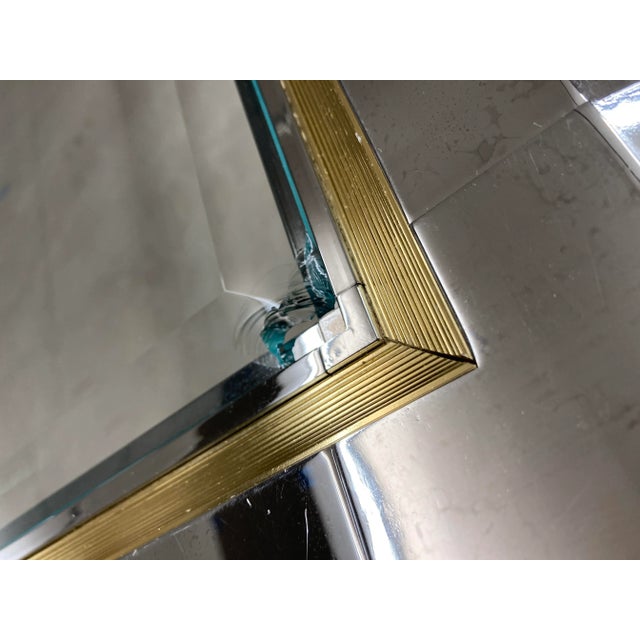 Mastercraft Chrome Console Sofa Table For Sale - Image 11 of 13