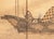 Wood 1970s Showa Era Japanese Byobu Screen "Chinese Nobleman in a Boat" For Sale - Image 7 of 18
