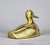 Mid-Century Modern Vintage Solid Brass Duck Figurine Paperweight For Sale - Image 3 of 7