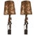 Brutalist Laurel Lamps by Richard Barr - a Pair For Sale