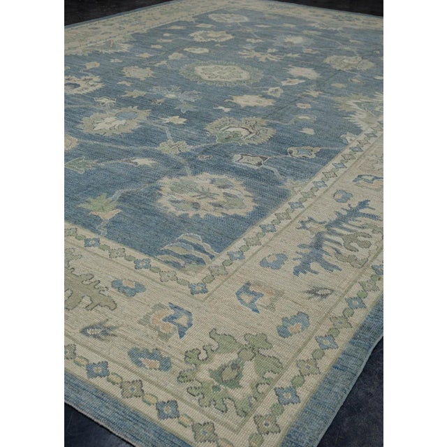 Early 21st Century Turkish Oushak Rug 13'6" x 18'8" For Sale - Image 5 of 6