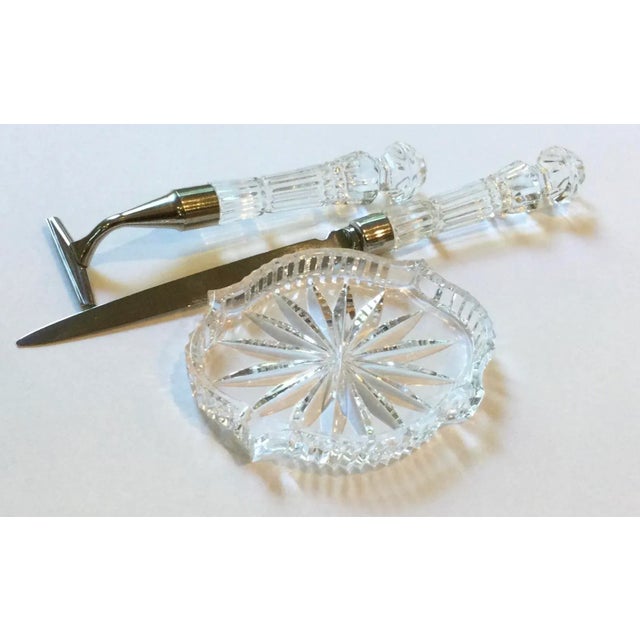 Waterford Crystal Vanity Set - 3 Piece Set For Sale - Image 11 of 11