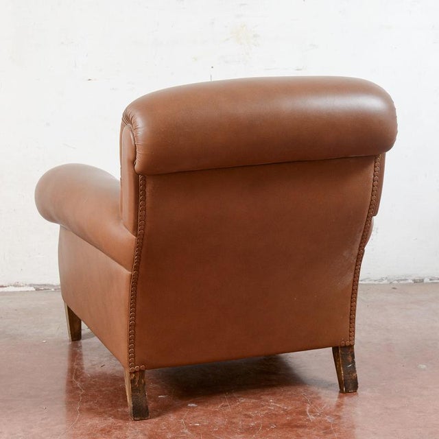 Armchair in Wood and Leather from Poltrona Frau For Sale - Image 6 of 18