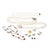 Silver Necklaces, Earrings, Ring and Bracelet with Stones, Set of 7 For Sale - Image 6 of 6