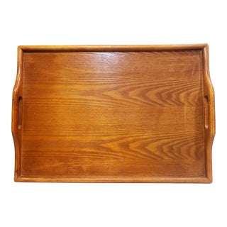 Mid Century Modern Teak Serving Tray For Sale