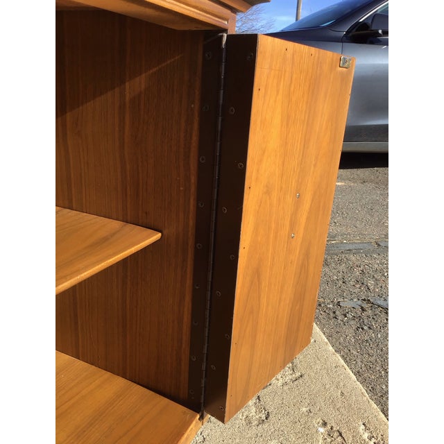Vintage Circa 1960 Mid-Century Modern Bassett "Mayan" Nightstand For Sale In Denver - Image 6 of 12