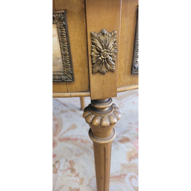 Wood 1910s Louis XVI Style Vitrine Table Signed R J. Horner For Sale - Image 7 of 12