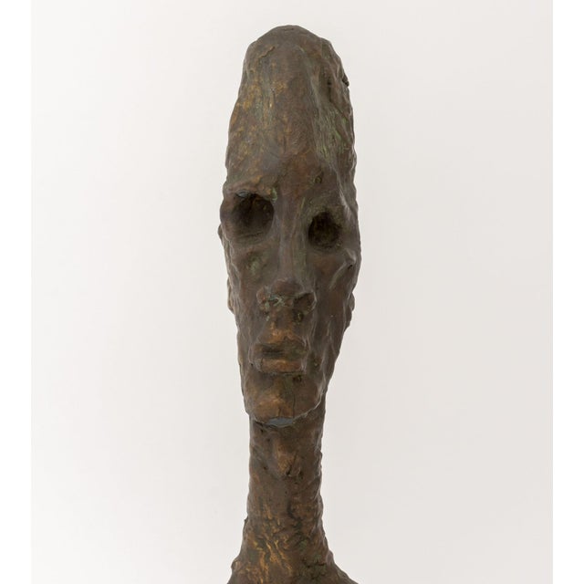 Philip LaVerne (American, 1907-1987) and Kelvin LaVerne (American, 1937-2025) Male Figure Patinated Bronze Portrait Bust...