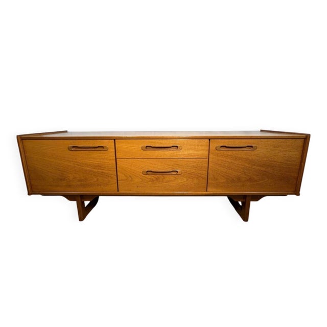 Vintage Scandinavian Danish Portwood Teak Sideboard, 1960s For Sale - Image 11 of 11