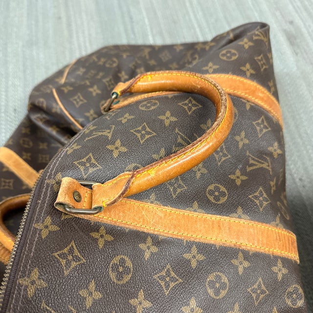 Louis Vuitton Keepall 55 Duffle Bag/Weekender For Sale - Image 11 of 12