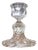 Baccarat Crystal Candleholder with Bamboo Twisted Pattern, France, 1950s For Sale