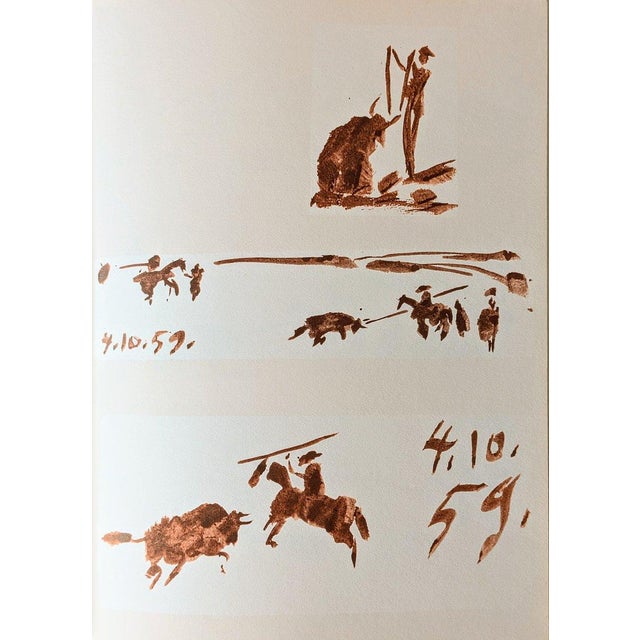 Pablo Picasso, Matadors, Picadors & Bulls, 1961, Lithograph For Sale - Image 6 of 6