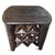 Wood Vintage Large Nupe Wood Stool Table For Sale - Image 7 of 7