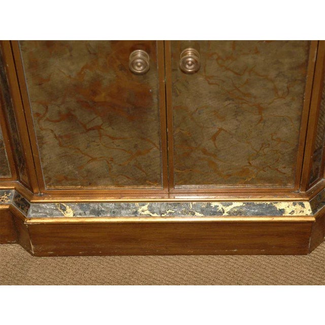 Mid Century Vintage Mirrored Corner Chairish