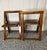 Super clean pair of vintage Trieste style folding chairs in walnut, designed by Aldo Jacober for Alberto Bazzani. Made in...