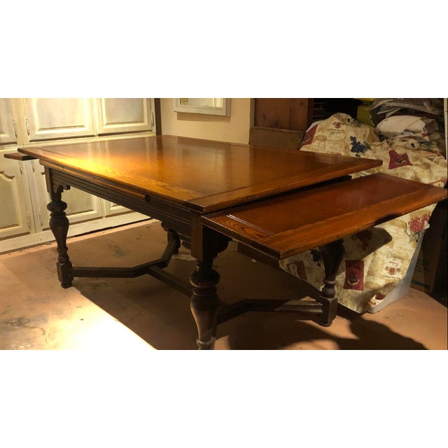 1990s 1890s Antique Dining Table For Sale - Image 5 of 6