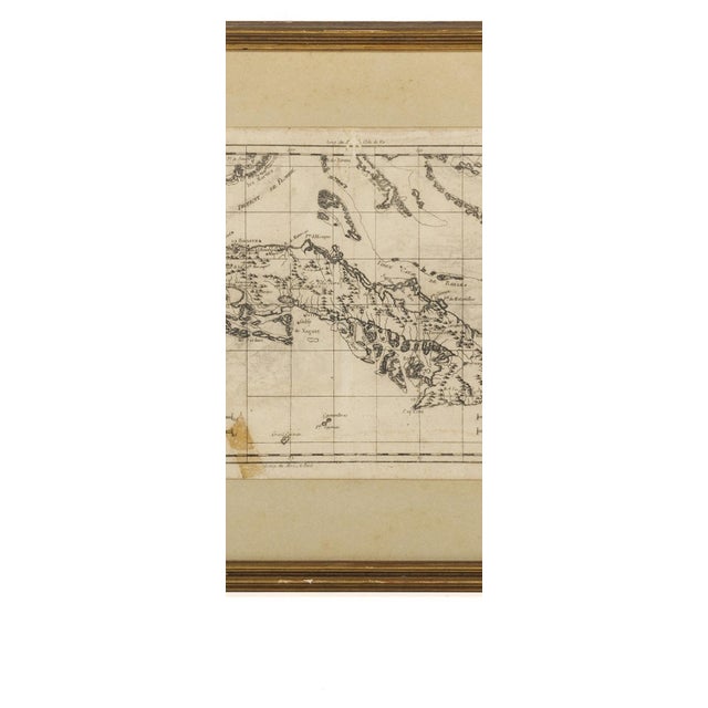 Paper Map of the Island of Cuba by Rigobert Bonne, 1780 For Sale - Image 7 of 8