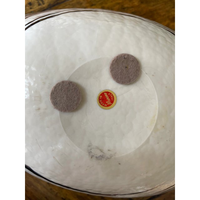 Glass 21st Century Global Views Murano Nautilus Centerpiece Bowl For Sale - Image 7 of 8