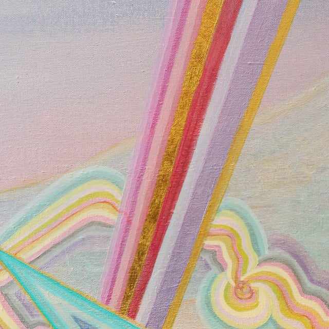 Abstract Christopher Conroe Colorful Abstract Painting, "Antimatter Experiments" For Sale - Image 3 of 6