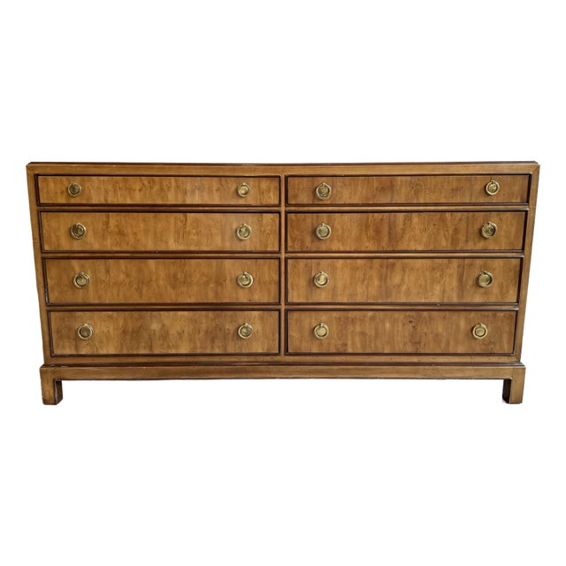 1980s Vintage Wooden Drexel Heritage Dresser For Sale