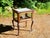 Antique Solid Oak Vitrine Cabinet Serving Bar Tea Cart Trolley For Sale - Image 18 of 18