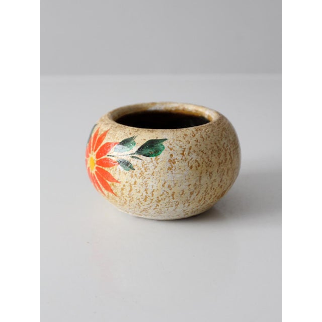 Vintage Mexican Tonala Folk Art Pottery Planter For Sale - Image 6 of 11