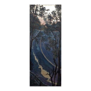 Duke Windsor, Impressionistic Cityscape Acrylic Painting, "Stop Ahead" For Sale
