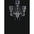 Collection orchidea wall lamp, metal and crystal, nca 119 by jago dimensions: d 60 x h 65 cm. Materials: metal, crystal....