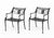 Italian Florentine Craftsmen Cast Aluminum Armchairs, Pair For Sale - Image 3 of 10