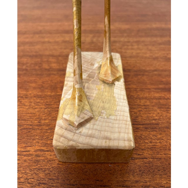 Mid-Century Wooden Flamingo Figurine, 1960s For Sale - Image 11 of 17