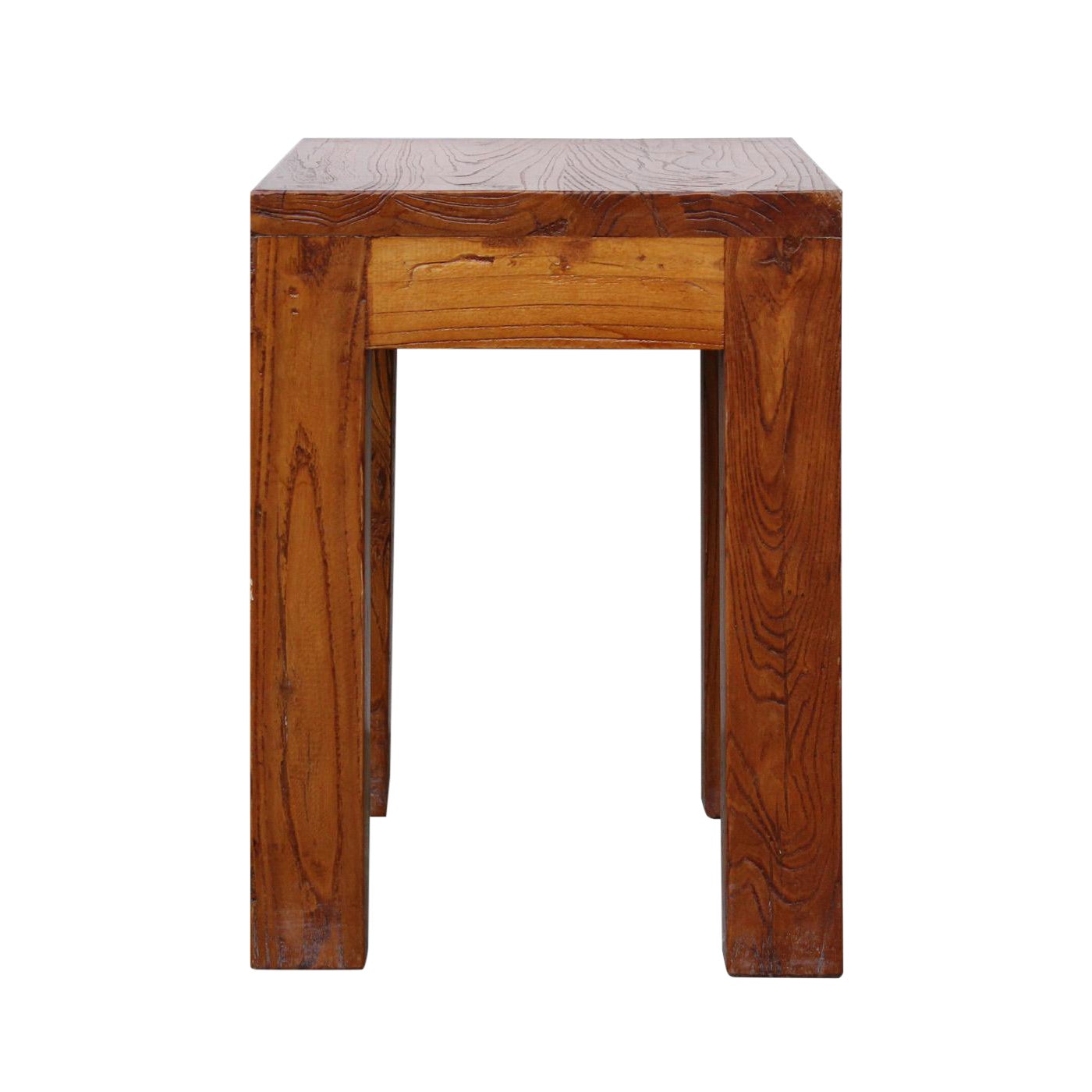 Rustic Chinese Wood Stool Chairish