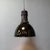 Large black enamel Bauhaus factory lamp from Germany around 1930. This lamp is still in very good condition. The large...