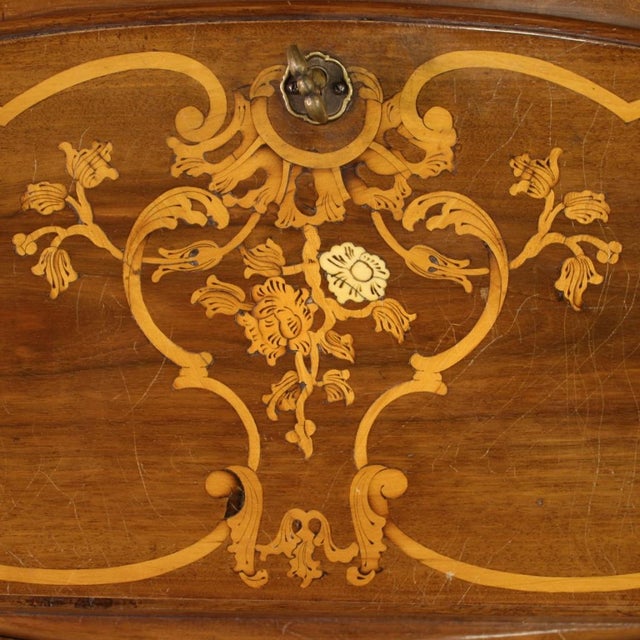 Vintage Italian Inlaid Trumeau, 1960s For Sale - Image 12 of 13