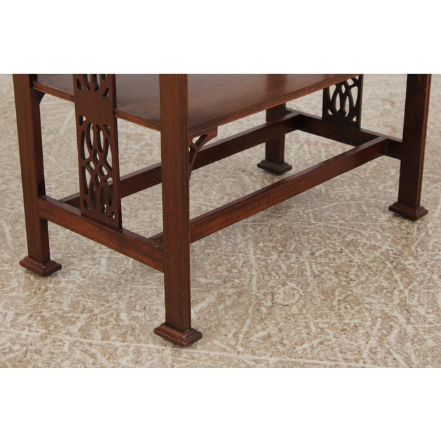Baker Historic Charleston 4 Tier Mahogany Etagere Shelf For Sale In Philadelphia - Image 6 of 12