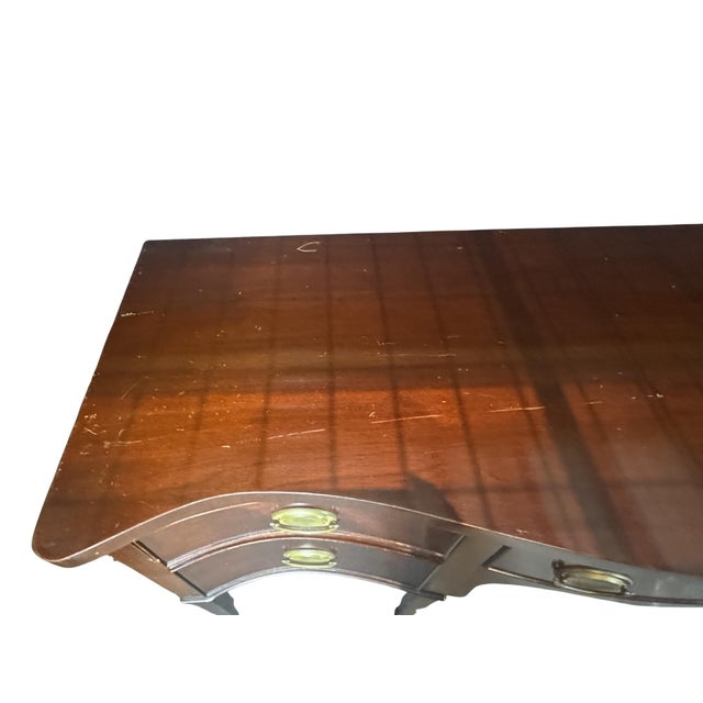 Vintage Federal Hepplewhite Style Credenza Sideboard Buffet, C. 1900s For Sale - Image 11 of 15