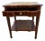 Maitland-Smith Regency Style Mahogany Tiered Accent Table With Leather Pull-Out Slides For Sale