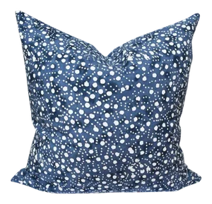Blue and White Batik Double Side Down Fill Pillow