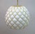 1990s Modern White & Brass Pendant Lamp from Fontana Arte, 1990 For Sale - Image 5 of 8