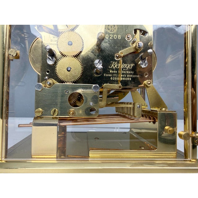 Kieninger Table Clock from St. Michael and Whittington, 1990s For Sale - Image 6 of 13