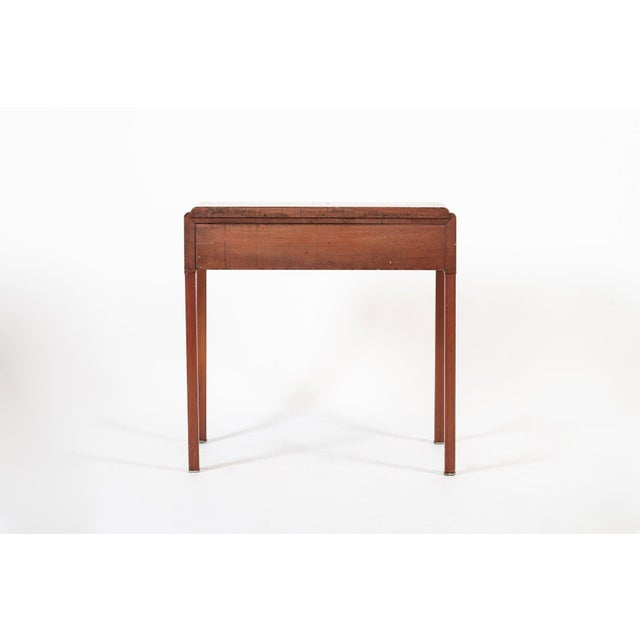 Antique Art Deco Industrial Simmons Small Metal Desk 1930s For Sale - Image 10 of 10