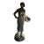 19th C. Ernest Guilbert Bronze "Paysanne Au Panier" Siot-Decauville 28" For Sale