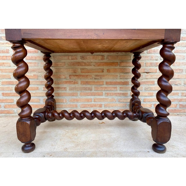 Antique French Walnut Worktable For Sale - Image 14 of 18