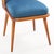 1960s Set of 6 Mid Century Modern Wood and Upholstered Dining Chairs, C. 1960. For Sale - Image 5 of 6