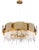 Collection Marte Chandelier in Metal and Crystal by Jago For Sale