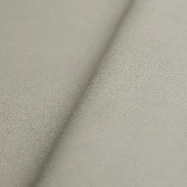 Transitional Sample - Schumacher Vegan Suede Fabric in Dove For Sale - Image 3 of 4