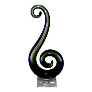 Vintage Murano Style Venetian Art Glass Abstract Sculpture Figurine
