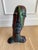 Sculpture Materials 1970s Studio-Made Hand-Painted Clay Bust – Modernist Elongated Head Sculpture, Matte Finish, 14” For Sale - Image 7 of 9
