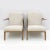 Brown Set of Mid-Century Modern Italian Bouclè Lounge Chairs, 1970s For Sale - Image 8 of 9