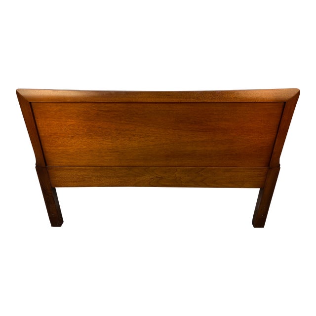 Vintage Walnut 'Circa 60' Headboard by Henredon For Sale