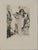 Alméry LOBEL-RICHE (1877-1950) Nude with a Snake Original engraving Signed in the plate (signature slightly faded) On...